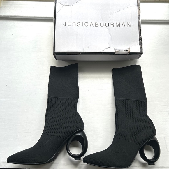 Jessica Buurman black booties (NEW) - Picture 3 of 3